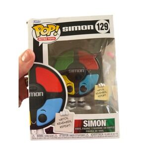 Funko Pop Retro Toys Simon 129 Vinyl Figure Watch Remember Repeat Collectible
